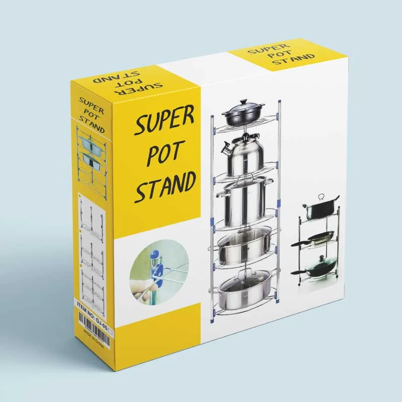 Super SS Pot Stand 5 Layer Kitchen Pot Organizer